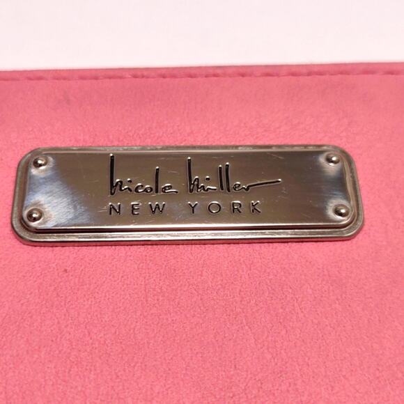 Nicole Miller Pink Leather Wallet - Picture 5 of 7